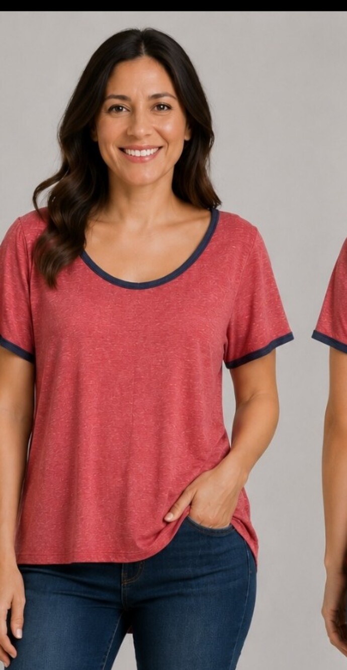 LULAROE LLR Top High Low Heathered Large